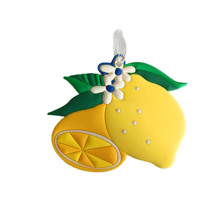 Unisex luggage tag in fruity lemon design Bowlift