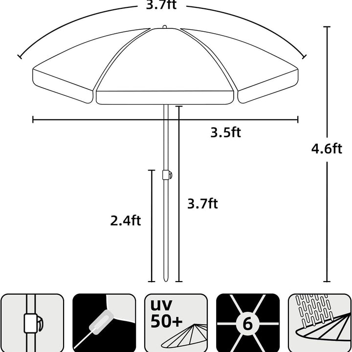Women's Beach Umbrella Bowlift