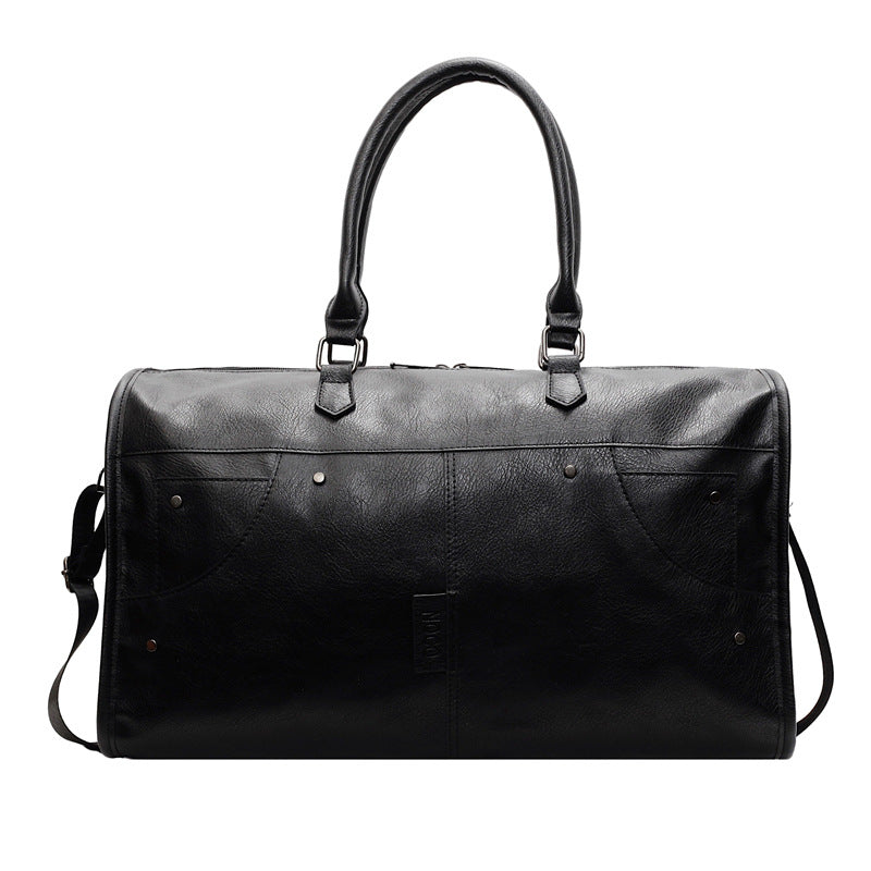 Elegant and Spacious Travel Bag Made of Durable Faux Leather Bowlift