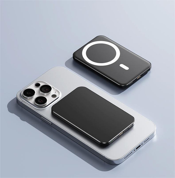 Magnetic Qi Powerbank with fast charging function Bowlift