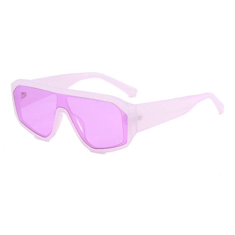 Women's oversized sunglasses in modern design with wide frame Bowlift