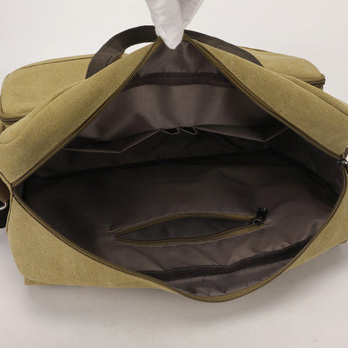 Stylish Canvas Briefcase Bowlift