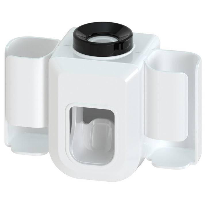Wall-Mounted Toothpaste Dispenser and Toothbrush Organizer Bowlift
