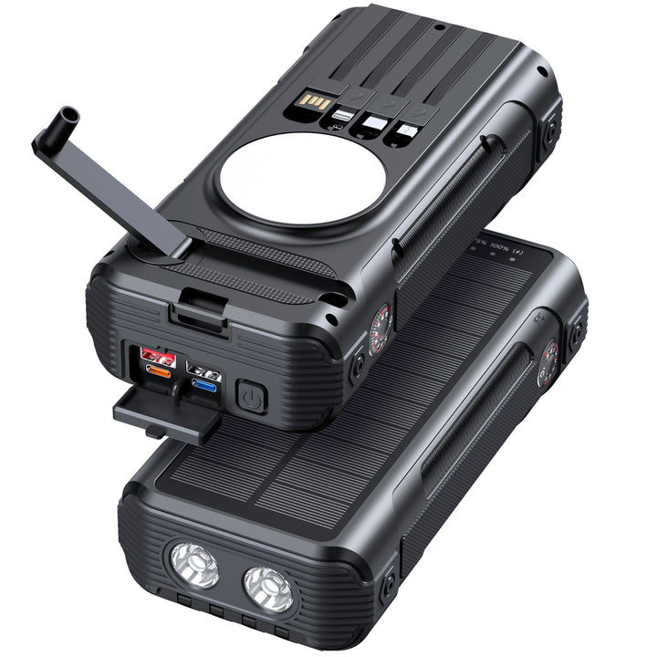 Multifunctional Solar Powerbank with LED Display Bowlift