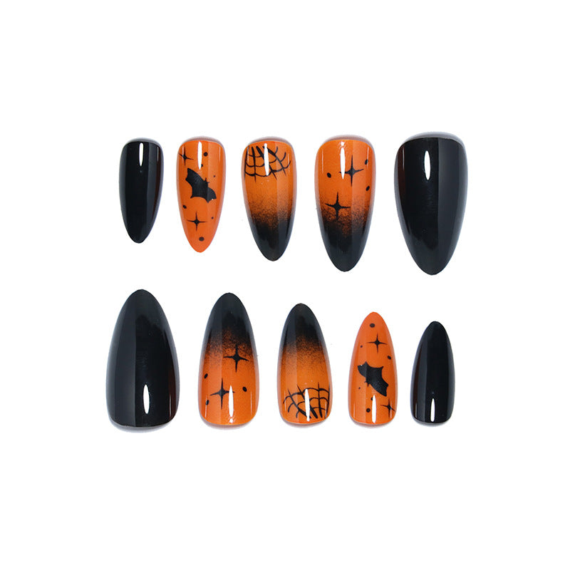 Halloween-Themed Press-On Nail Art Set Bowlift