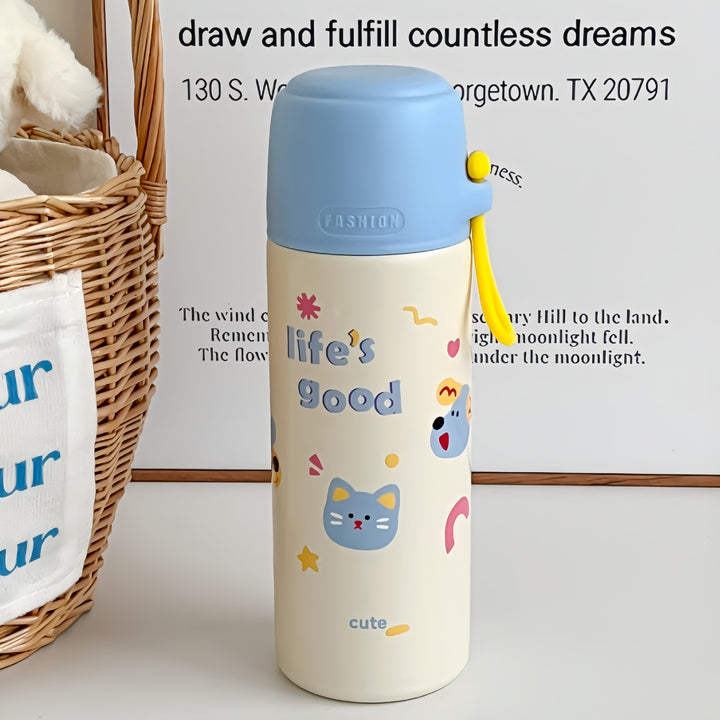 Women's insulated bottle in playful animal design Bowlift