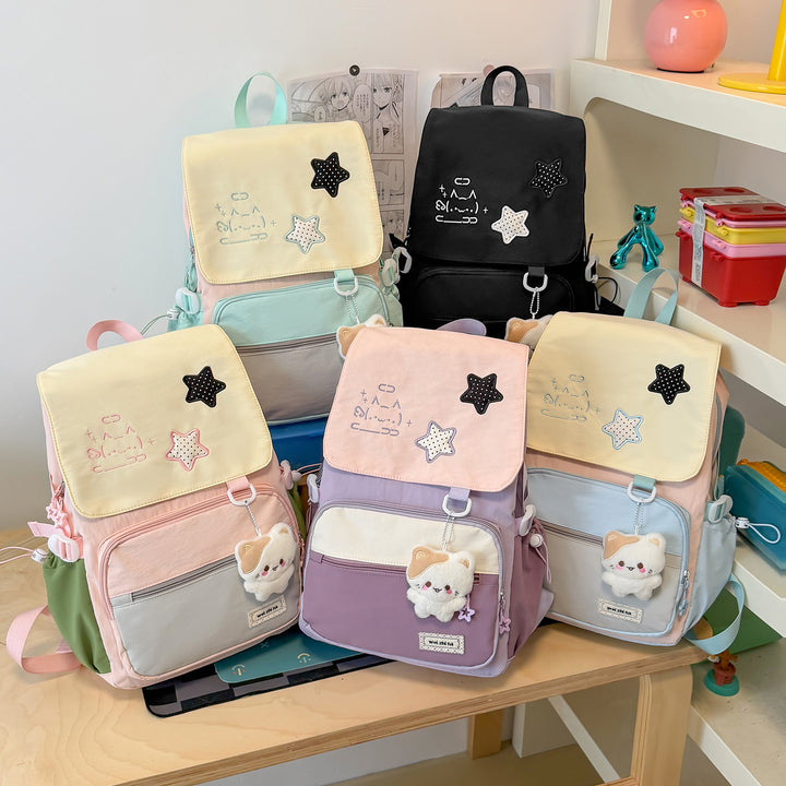 Playful Character-Themed Backpack Bowlift