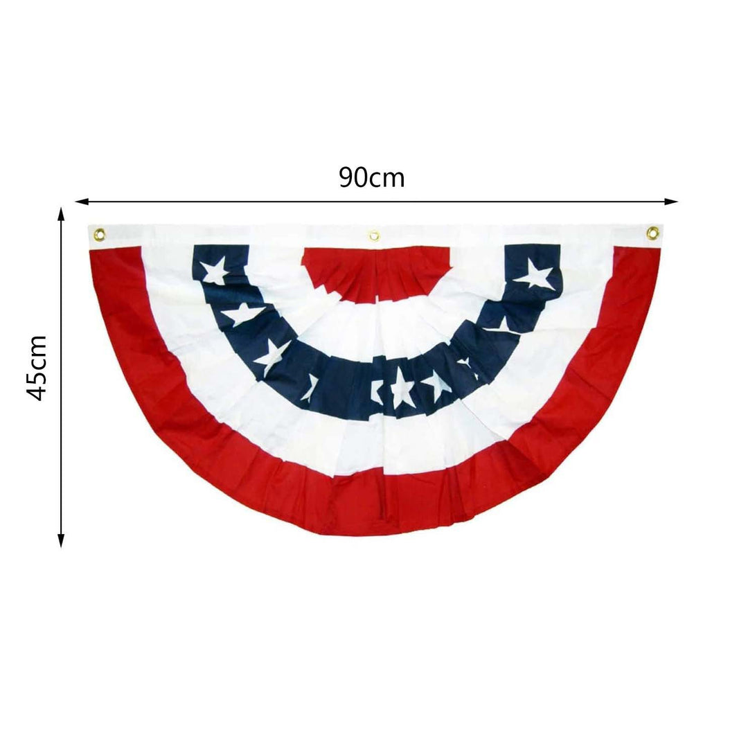 Unisex nan patriotic flag-style outdoor windsock streamer with reinforced ripstop fabric Bowlift