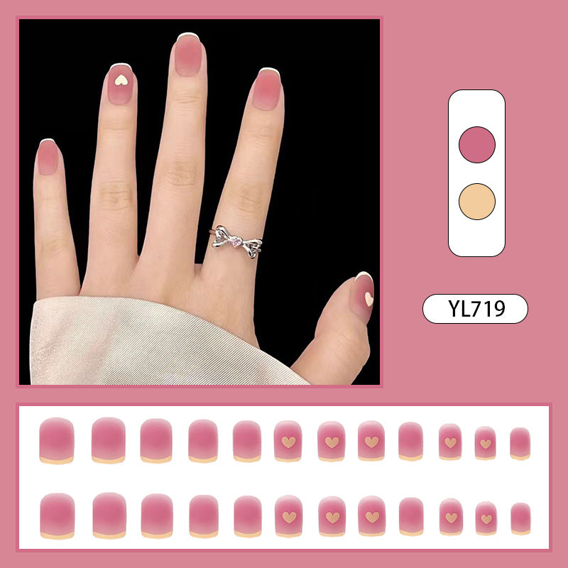 Creative nail designs with heart accent Bowlift