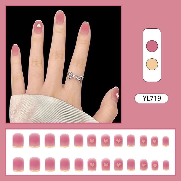 Creative nail designs with heart accent Bowlift