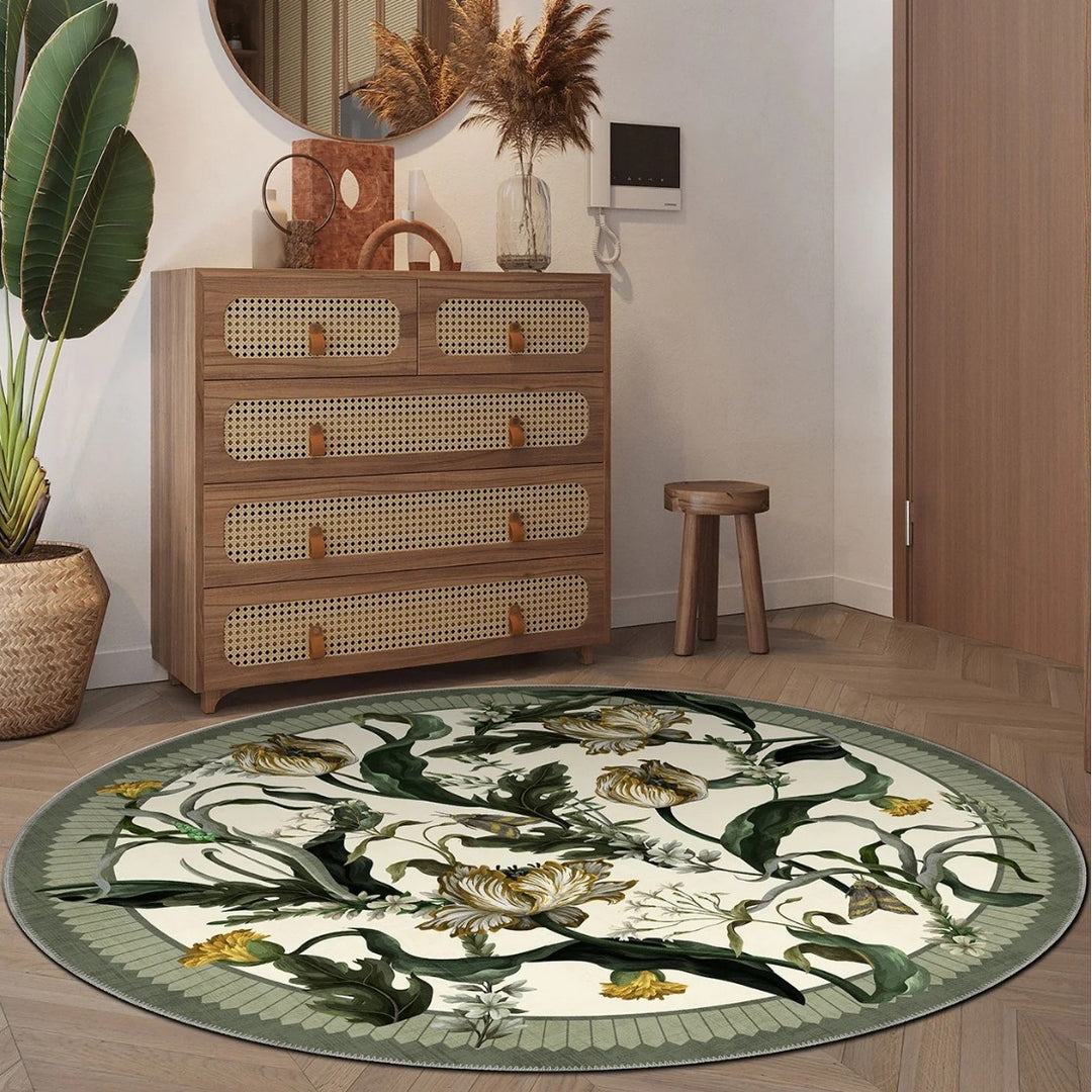 Artistic Floral Area Rug
