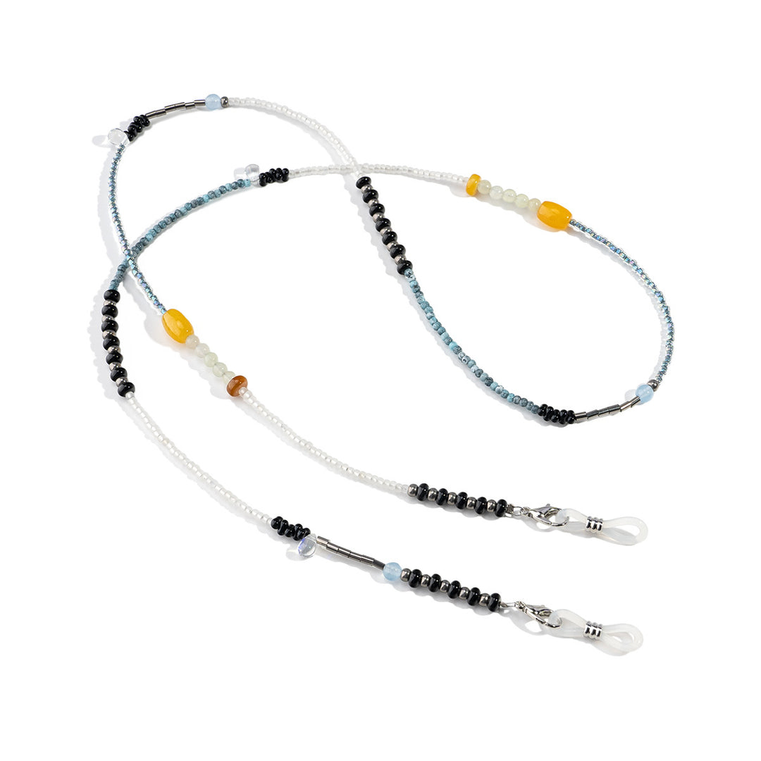 Handcrafted Beaded Eyewear Retainer Chain Bowlift