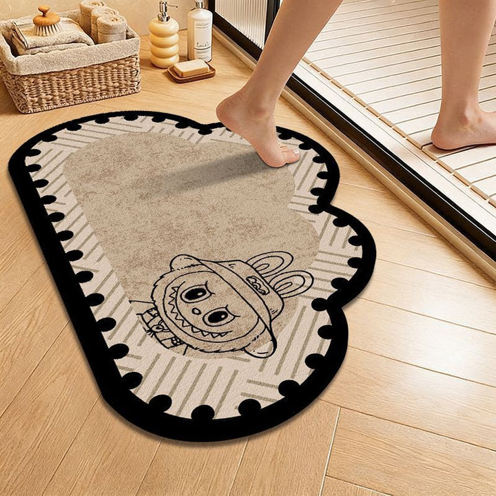 Plush Animal-Themed Bath Mat