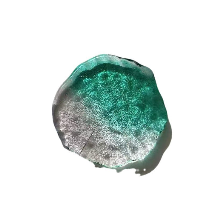 Handcrafted Irregular Edge Resin Glass Coaster and Trinket Dish Bowlift
