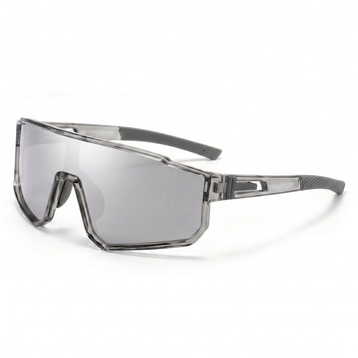 Women's sporty oversized shield sunglasses with UV400 protection, shatterproof polycarbonate lenses and non-slip temples Bowlift