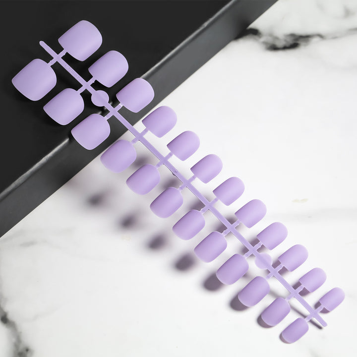 Matte Finish Press-On Nail Tips Bowlift