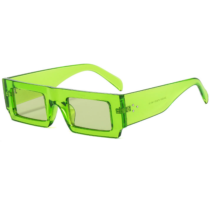 Ladies statement sunglasses with square frame and futuristic design Bowlift