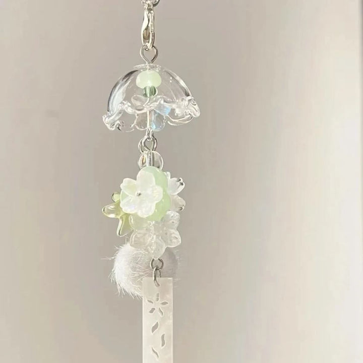 Decorative Floral Charm Keychain Bowlift