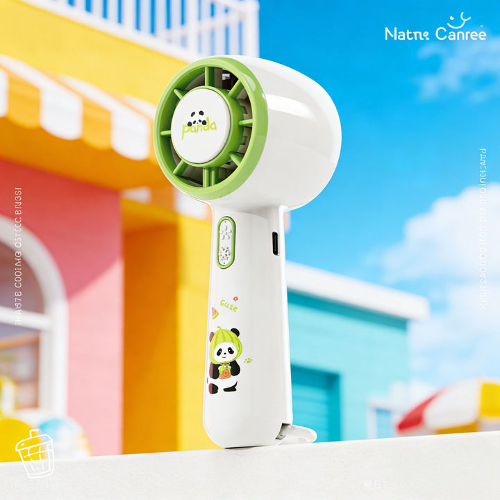 Women portable mini fan in panda design Bowlift