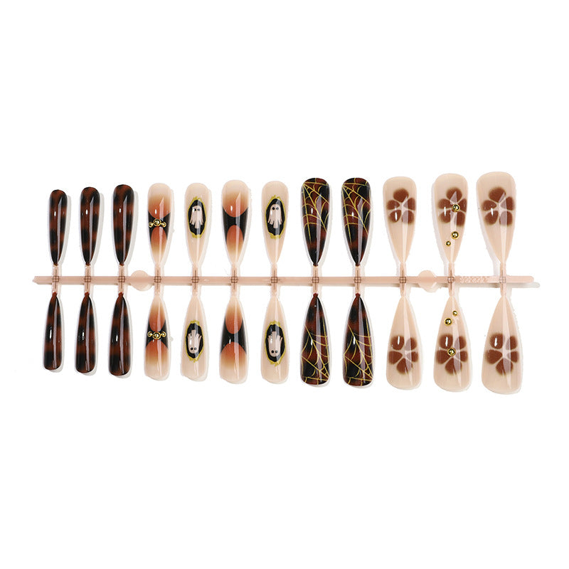 Artistic Stiletto Press-On Nail Art Bowlift