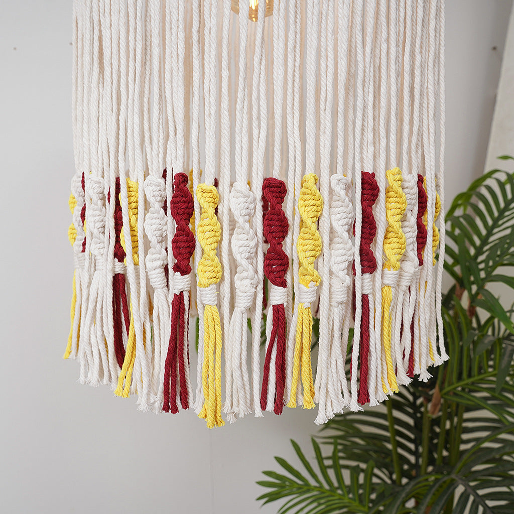 Decorative Macrame Pendant Light Cord Bowlift