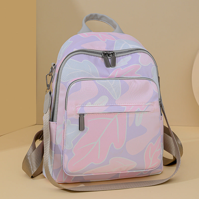 Stylish Floral Patterned Backpack Bowlift