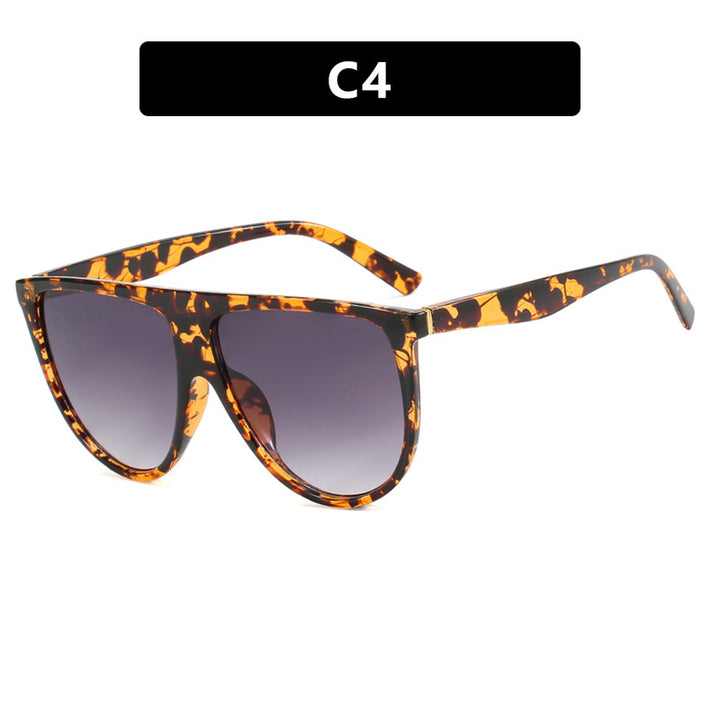 Ladies trendy oversized sunglasses with stylish transparent frame Bowlift