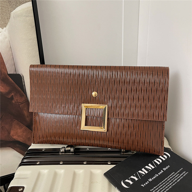 WoElegant Textured Evening Clutch Bowlift