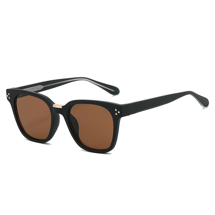 Women’s Geometric Sunglasses with Wide Frame and UV Protection Bowlift
