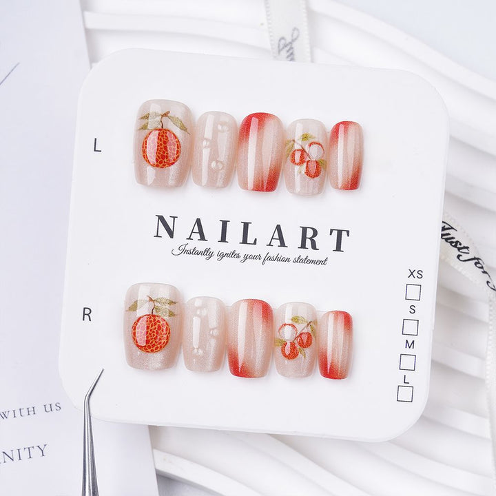 Playful Cartoon-Themed Press-On Nail Art Bowlift