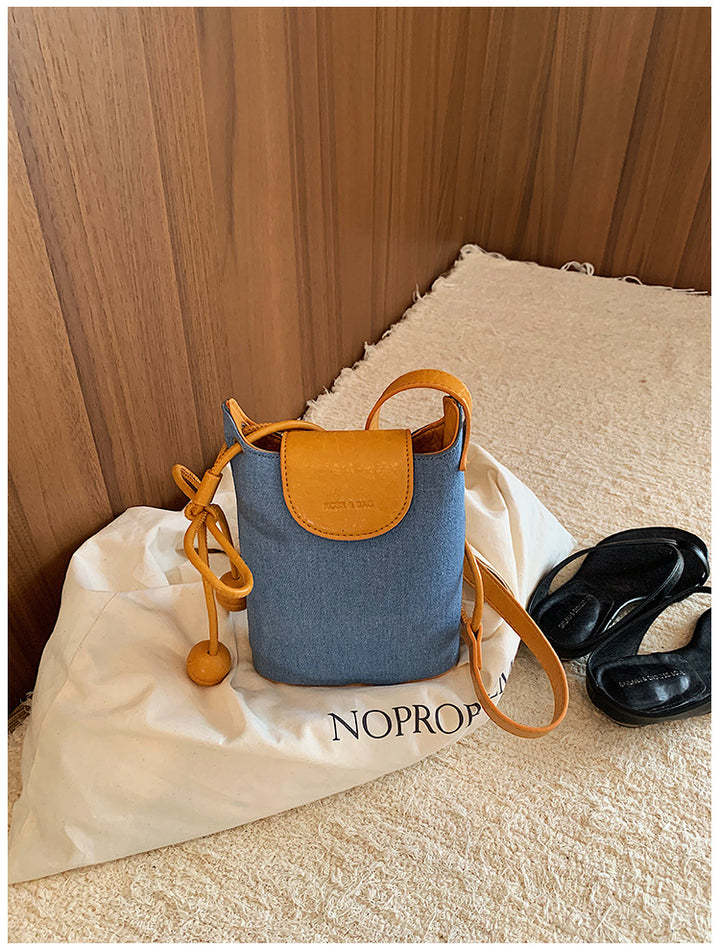 WoModern Textured Mini Crossbody Bag Bowlift