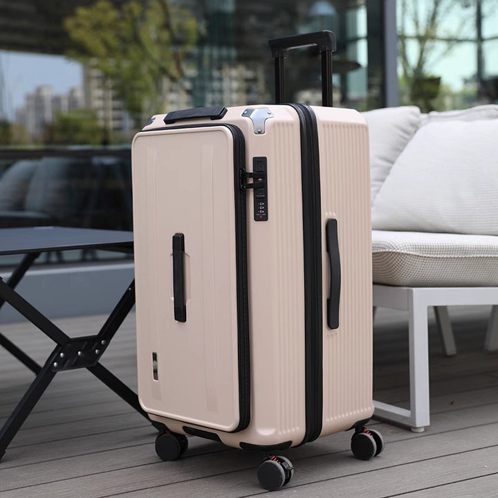 Sleek Aerodynamic Rolling Suitcase