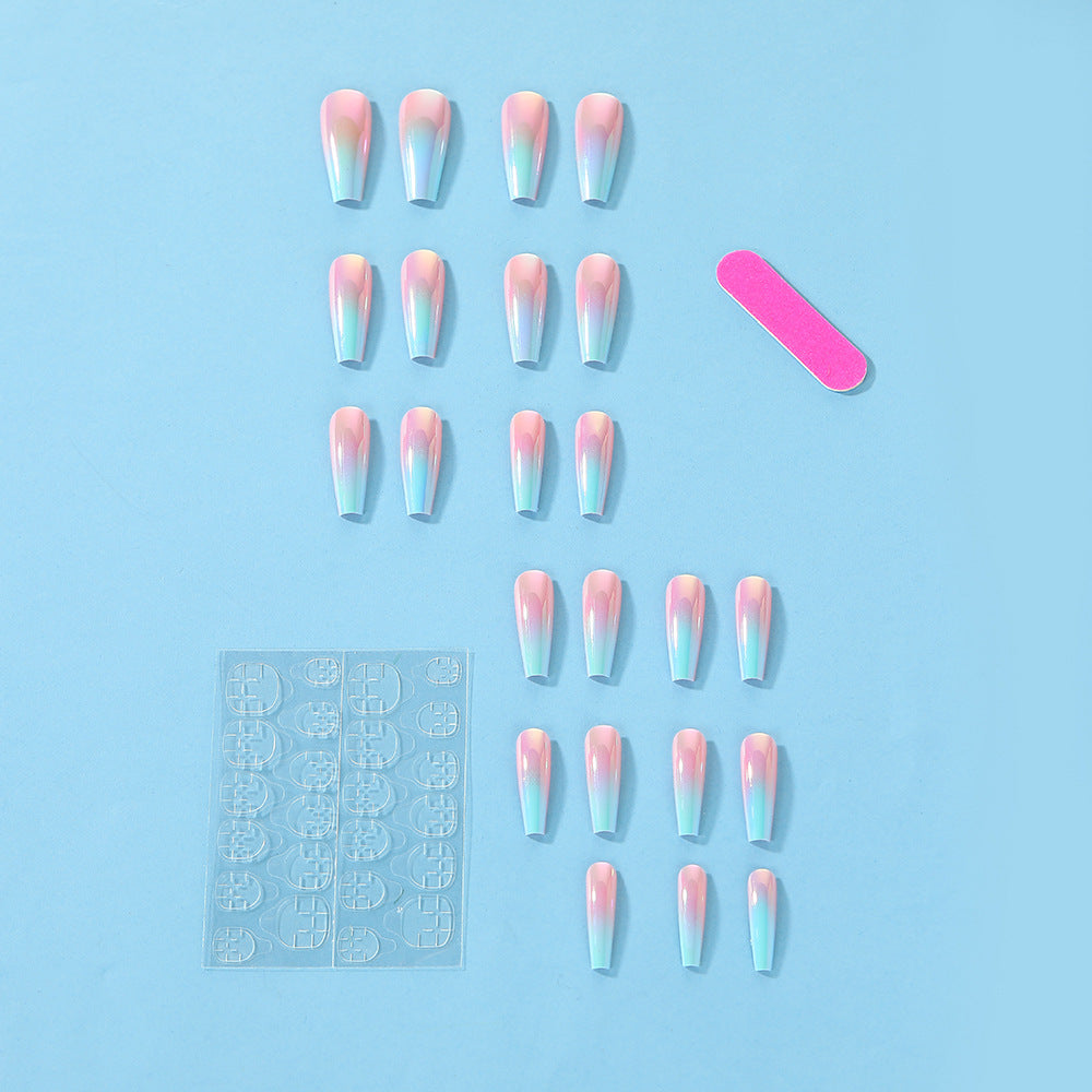 Artificial nails in modern ombre design Bowlift