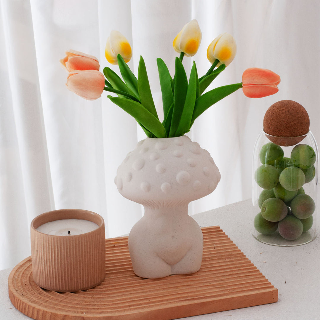Artistic Mushroom Sculpture
