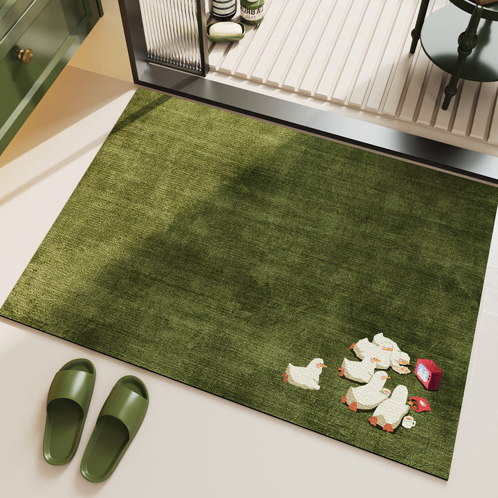 Panda-Themed Decorative Floor Mat