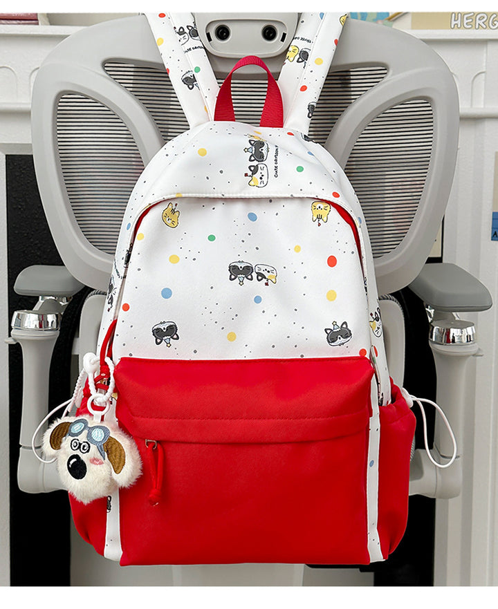 Backpack with Cute Cartoon Design and Practical Compartments Bowlift