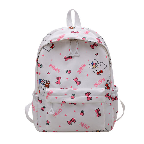 Cute Cartoon Print School Backpack