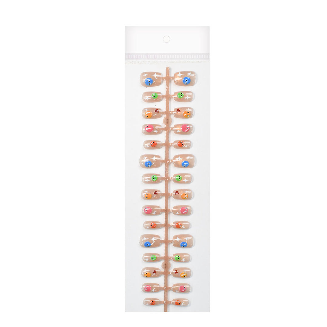 Playful Cartoon Fish Design Press-On Nail Set Bowlift