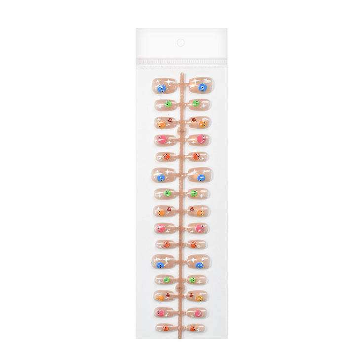 Playful Cartoon Fish Design Press-On Nail Set Bowlift