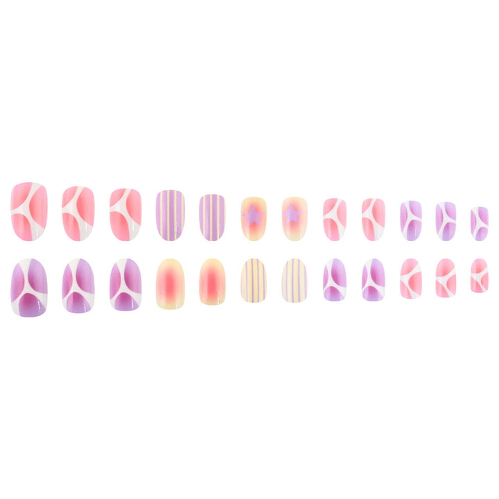 Artistic Press-On Nail Art Collection Bowlift
