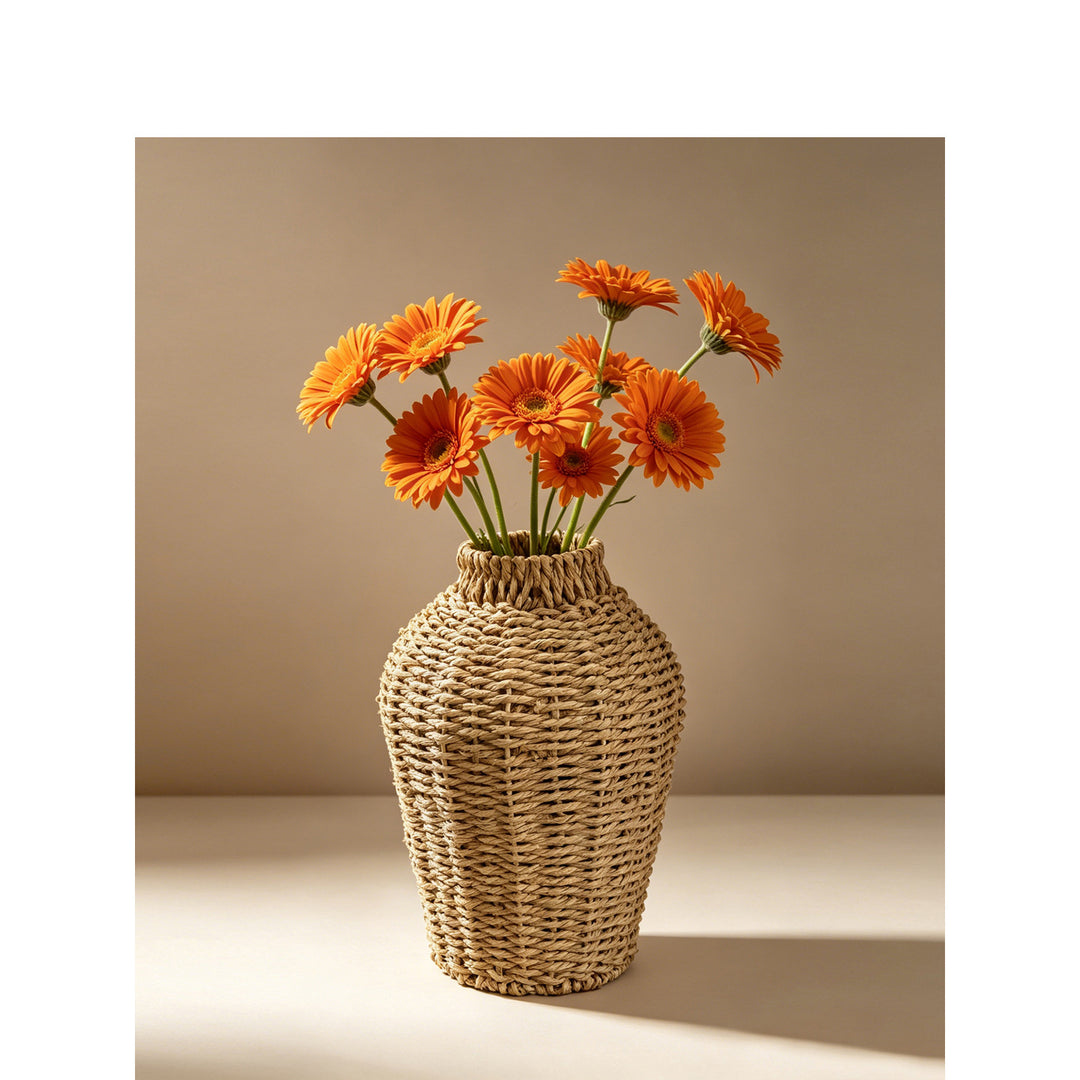 Handwoven Seagrass Decorative Vase Basket Bowlift