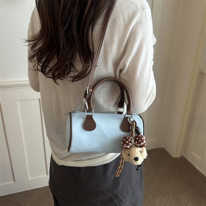 Vintage-Inspired Mini Handheld Satchel