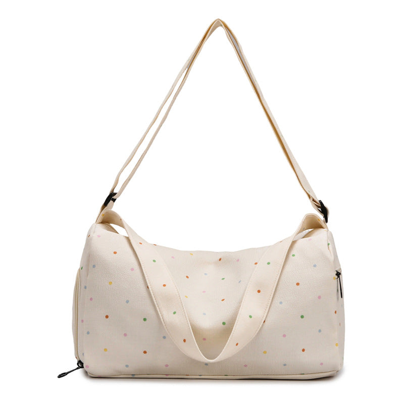 Sporty shoulder bag with unique star pattern Bowlift