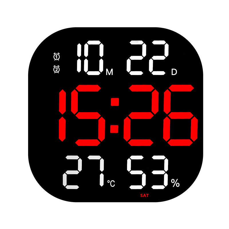 Digital Alarm Clock with Thermometer and Hygrometer Bowlift