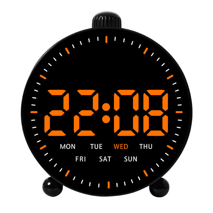 Digital Alarm Clock with LED Display Bowlift