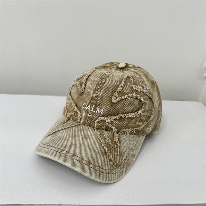 Women's Distressed Graphic Baseball Cap Bowlift