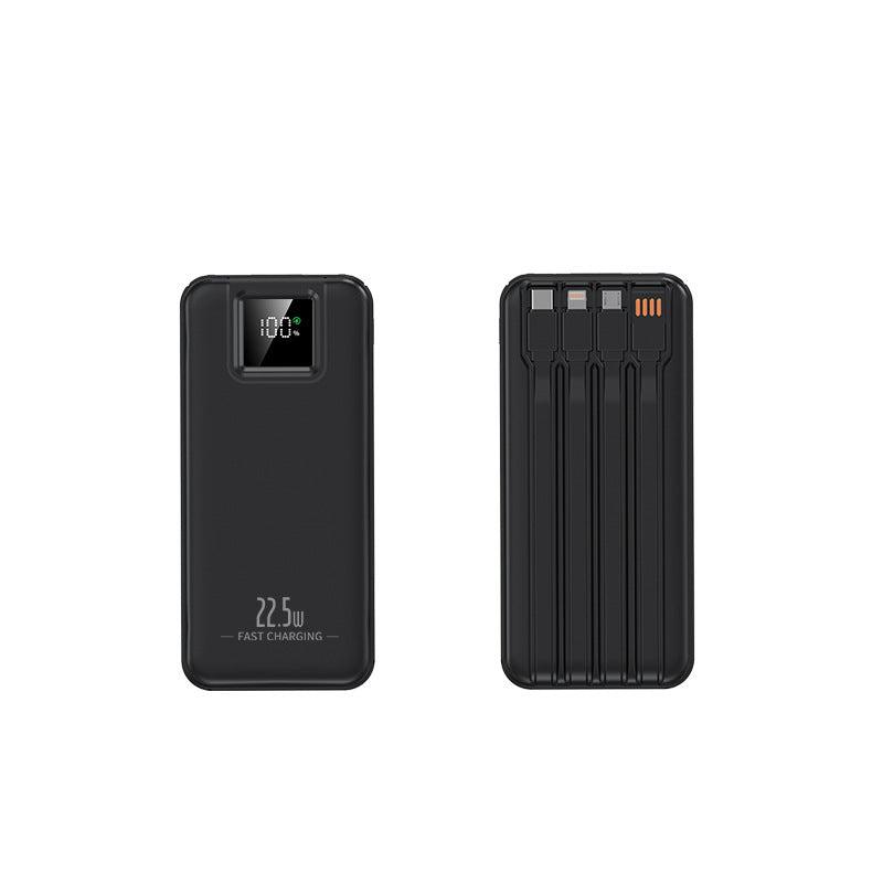 Portable power bank with advanced fast charging technology and smart LCD display Bowlift