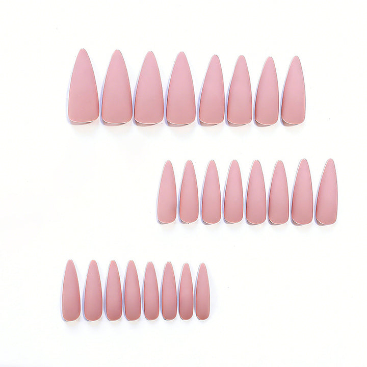 Matte Stiletto Nail Extensions Bowlift
