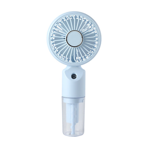 Unisex Portable Hand Fan with Integrated Spray Function Bowlift