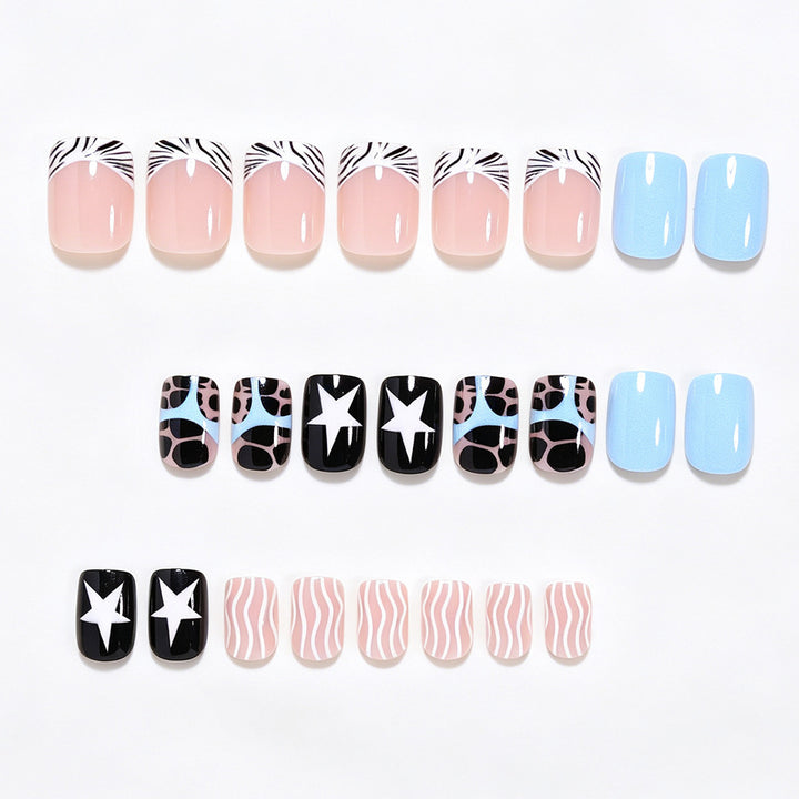 Artistic Decorative Press-On Nail Art Set Bowlift